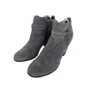 Franco Fortini Lexi Womens Gray suede Ankle Booties Size 9